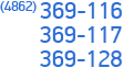 (4862) 369-116, 369-117, 369-128